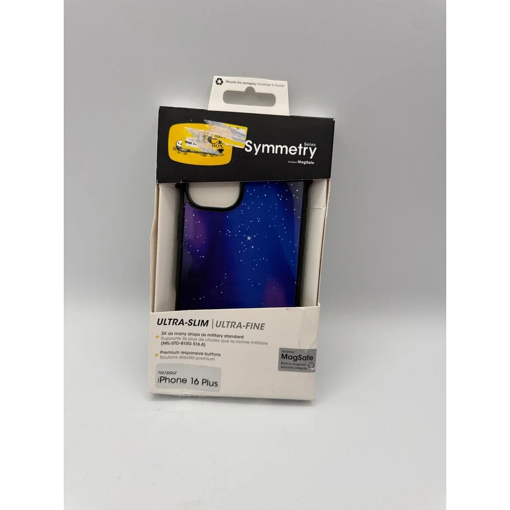 OtterBox Symmetry iPhone 16 Plus Case Purple Starry Night New MagSafe Slim